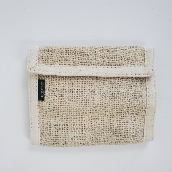 NWOT Hemp Handmade Trifold wallet - Picture 6 of 6